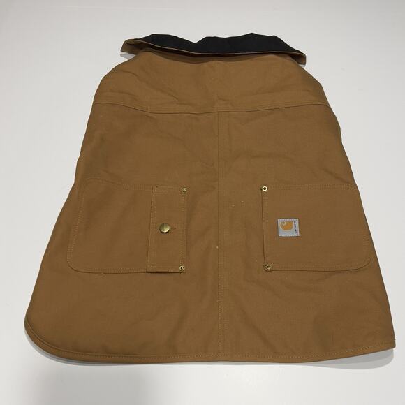 Carhartt Dog Chore Coat Brown Canvas Quilt Lined Work Jacket Size XL - Picture 1 of 6